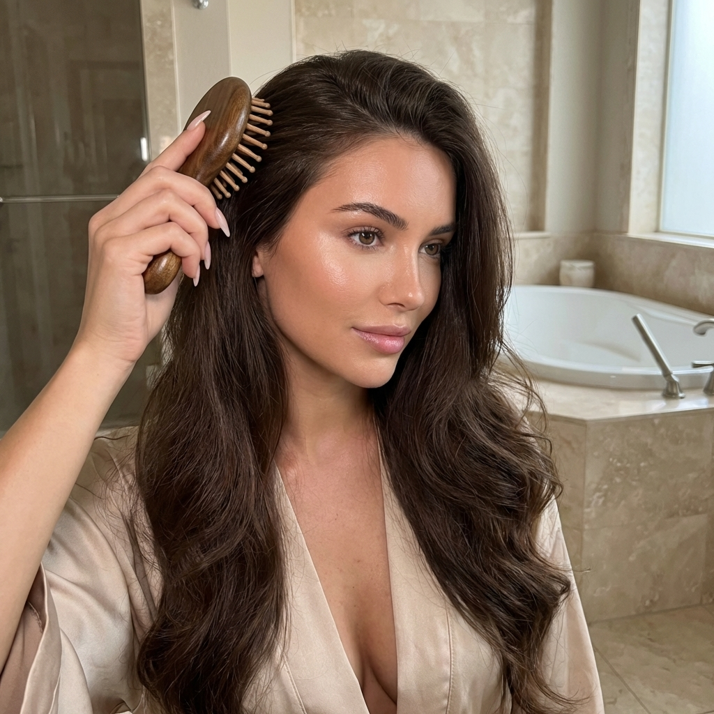 Oleuma Bamboo Follicle Stimulation Brush - Oleuma